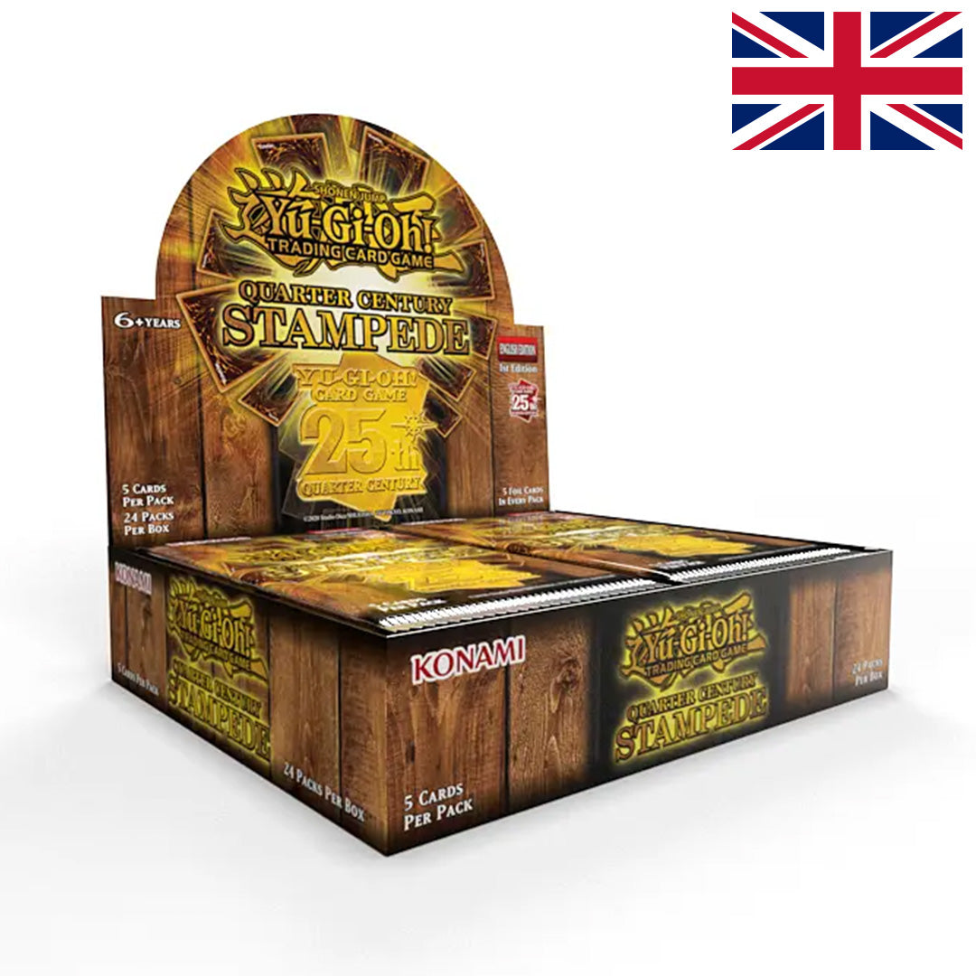 Quarter Century Stampede - Yu-Gi-Oh! Booster DISPLAY - 1st Edition - 🇬🇧 Englisch CoolUp Cards